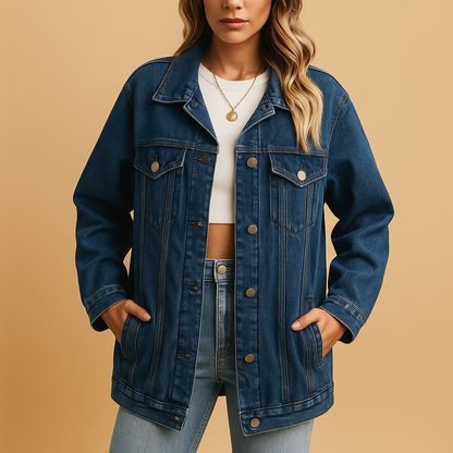 Nova | Rugged Denim Winter Jacket Outerwear