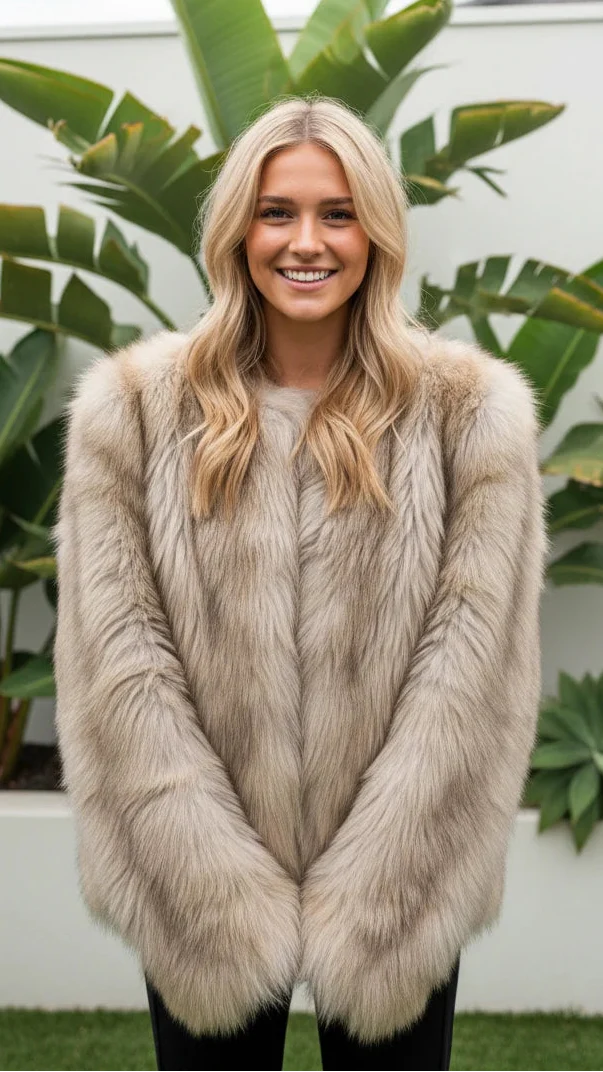 Marvelle | Oversized Faux Fur Coat Soft Fit