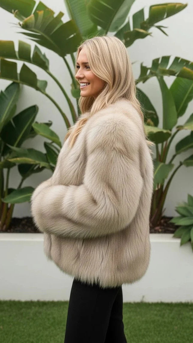 Marvelle | Oversized Faux Fur Coat Soft Fit