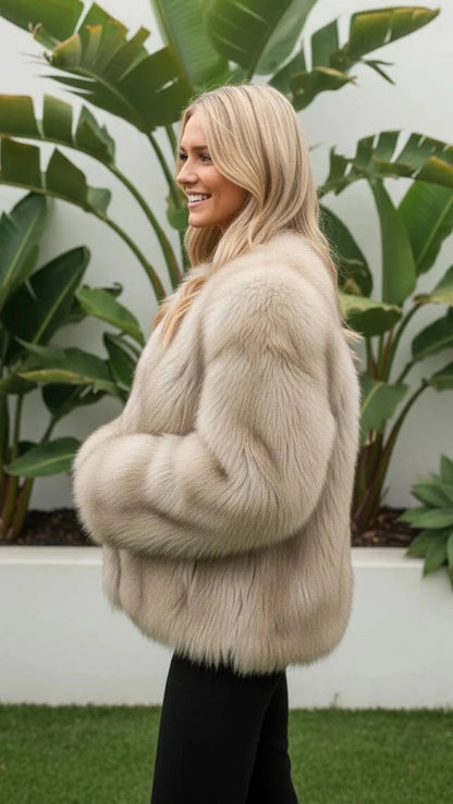 Marvelle | Oversized Faux Fur Coat Soft Fit