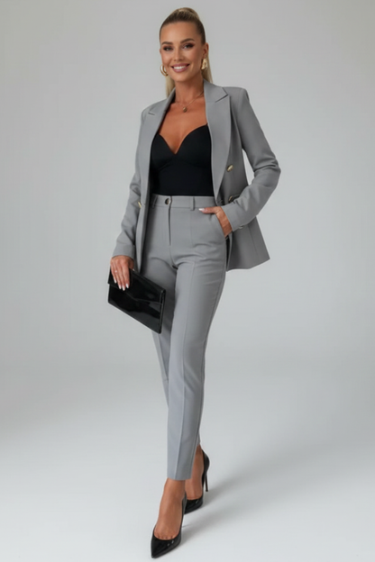 Mirova | Blazer and Straight Leg Trouser Set