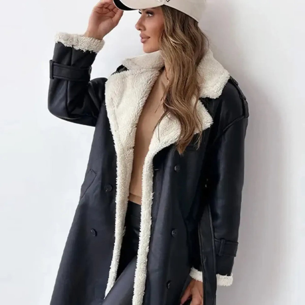 Florenne | Long Fleece-Lined Winter Coat