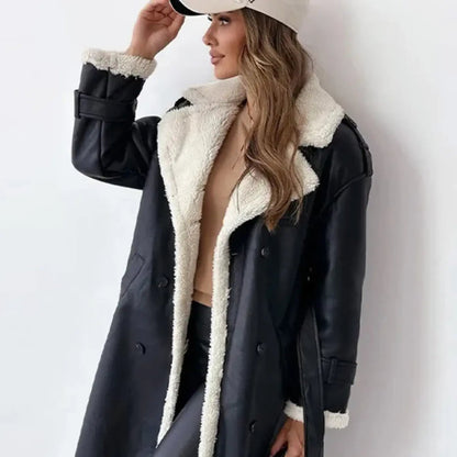 Florenne | Long Fleece-Lined Winter Coat
