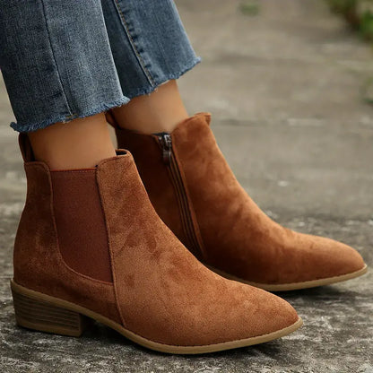 Elvara | Classic Chelsea Boots Ankle Pull-On