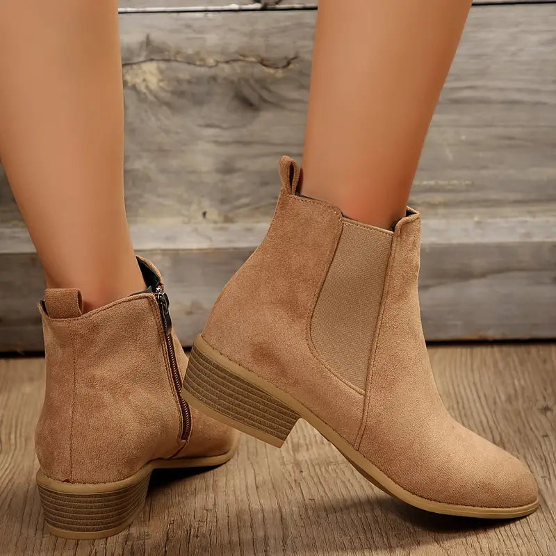 Elvara | Classic Chelsea Boots Ankle Pull-On
