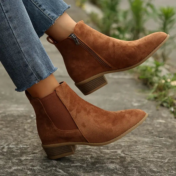 Elvara | Classic Chelsea Boots Ankle Pull-On