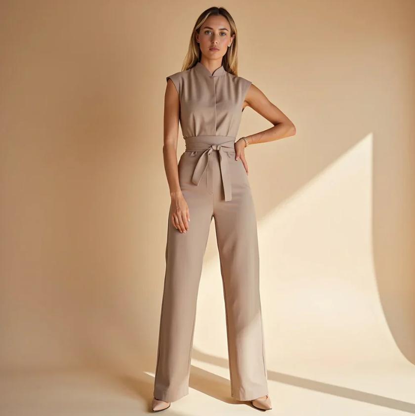 Thea | Tailored Wrinkle-Free Jumpsuit
