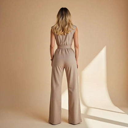 Thea | Tailored Wrinkle-Free Jumpsuit