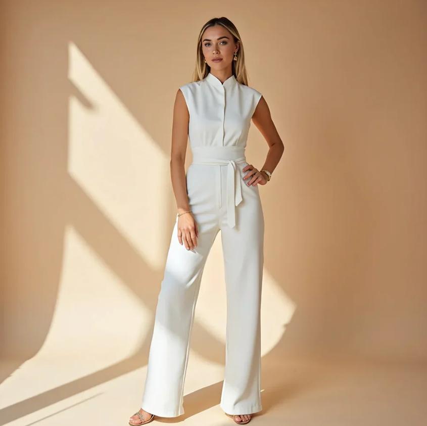 Thea | Tailored Wrinkle-Free Jumpsuit