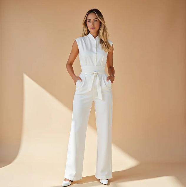Thea | Tailored Wrinkle-Free Jumpsuit