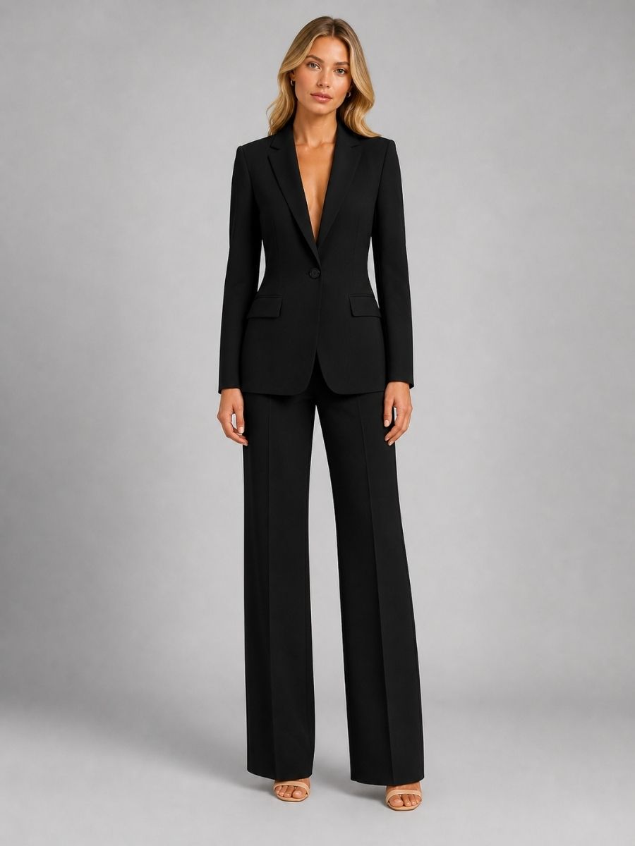 Severine | Blazer & Wide-Leg Trouser Set