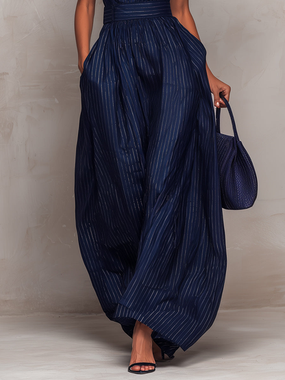 Armelle | Women's Satin Wide Leg Jumpsuit
