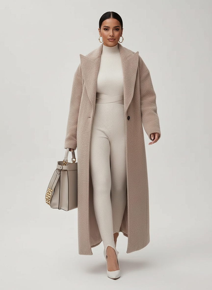 Novara | Oversized Long Coat Soft Structured Fit