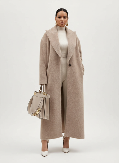 Novara | Oversized Long Coat Soft Structured Fit