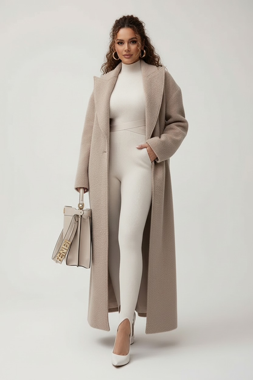 Novara | Oversized Long Coat Soft Structured Fit
