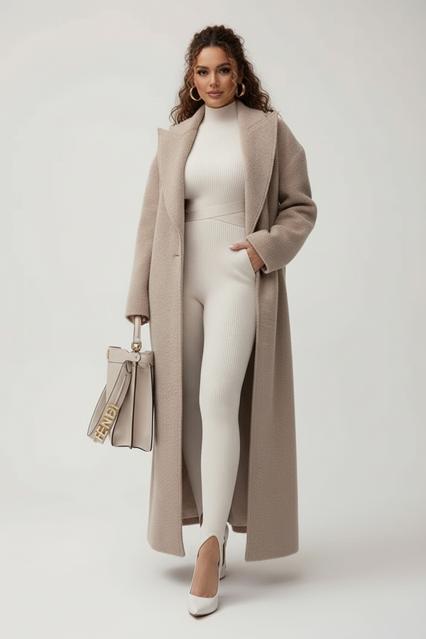 Novara | Oversized Long Coat Soft Structured Fit