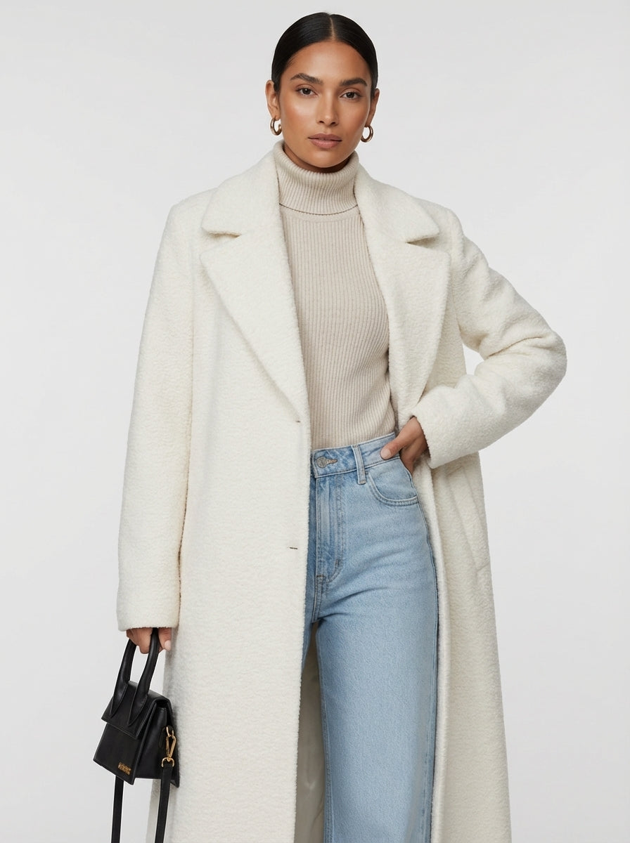 Novara | Oversized Long Coat Soft Structured Fit