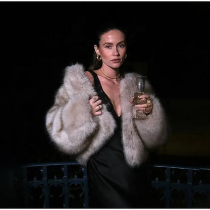 Bianca | Oversized Faux Fur Jacket
