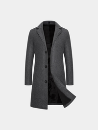 Bastian | Longline Wool Blend Overcoat
