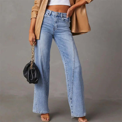 Virelia | High Waisted Wide Leg Jeans