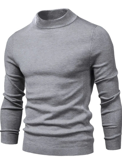 Rowan | Men's Mock Neck Knit Sweater