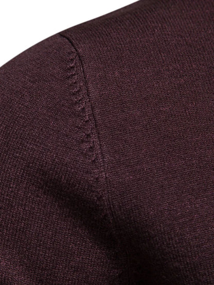 Rowan | Men's Mock Neck Knit Sweater