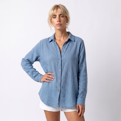 Solange | Oversized Linen Shirt