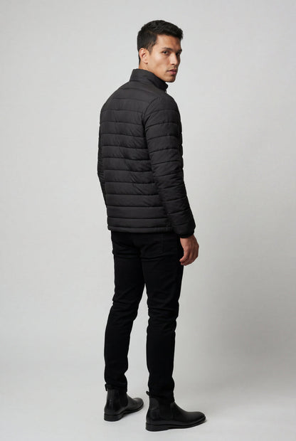 Olivier | Slim Fit Stand Collar Puffer Jacket