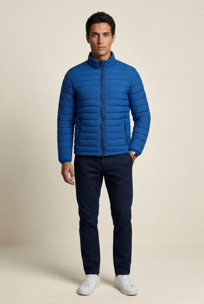 Olivier | Slim Fit Stand Collar Puffer Jacket