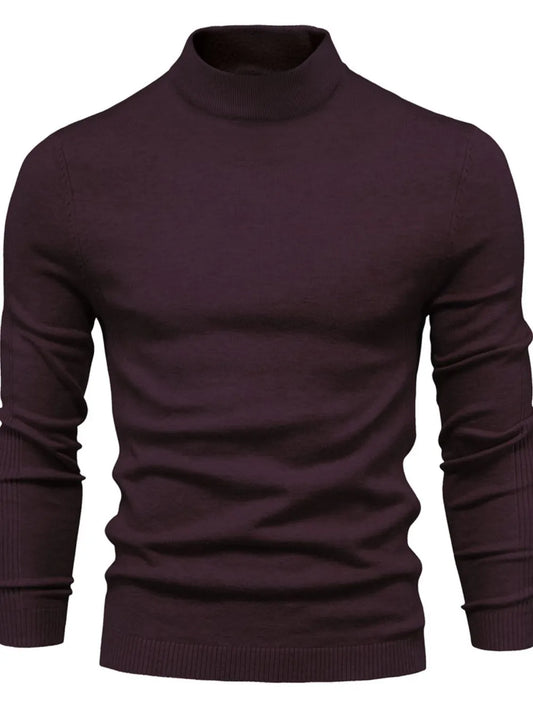 Rowan | Men's Mock Neck Knit Sweater