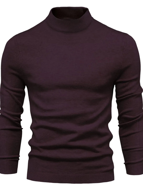 Rowan | Men's Mock Neck Knit Sweater