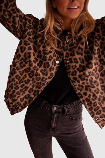 Adele | Leopard Print Tailored Coat