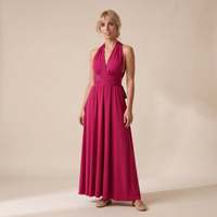 Ottoline | Wrap Waist Halter Backless Maxi Dress