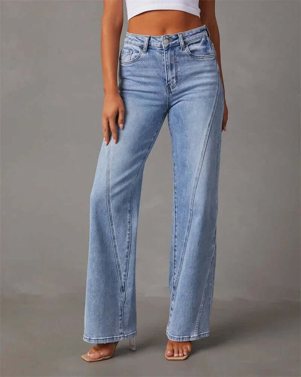 Virelia | High Waisted Wide Leg Jeans