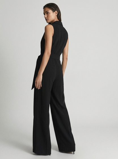 Marceline | Women's Belted Wide Leg Jumpsuit