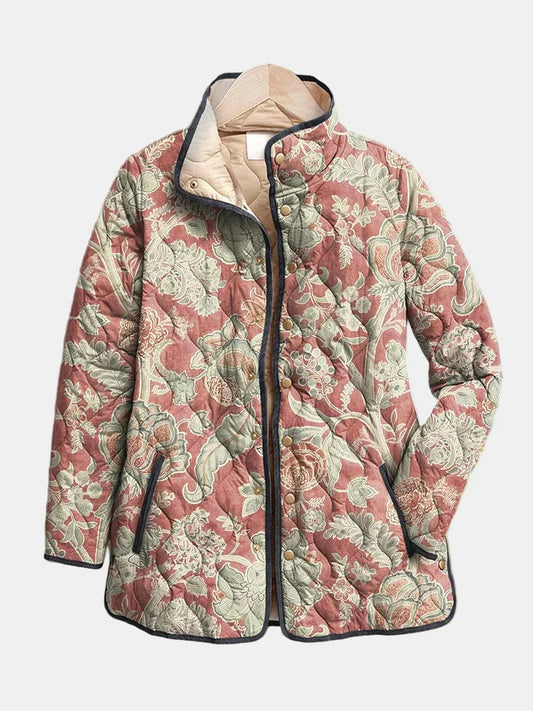 Perrine | Vintage Floral Quilted Jacket