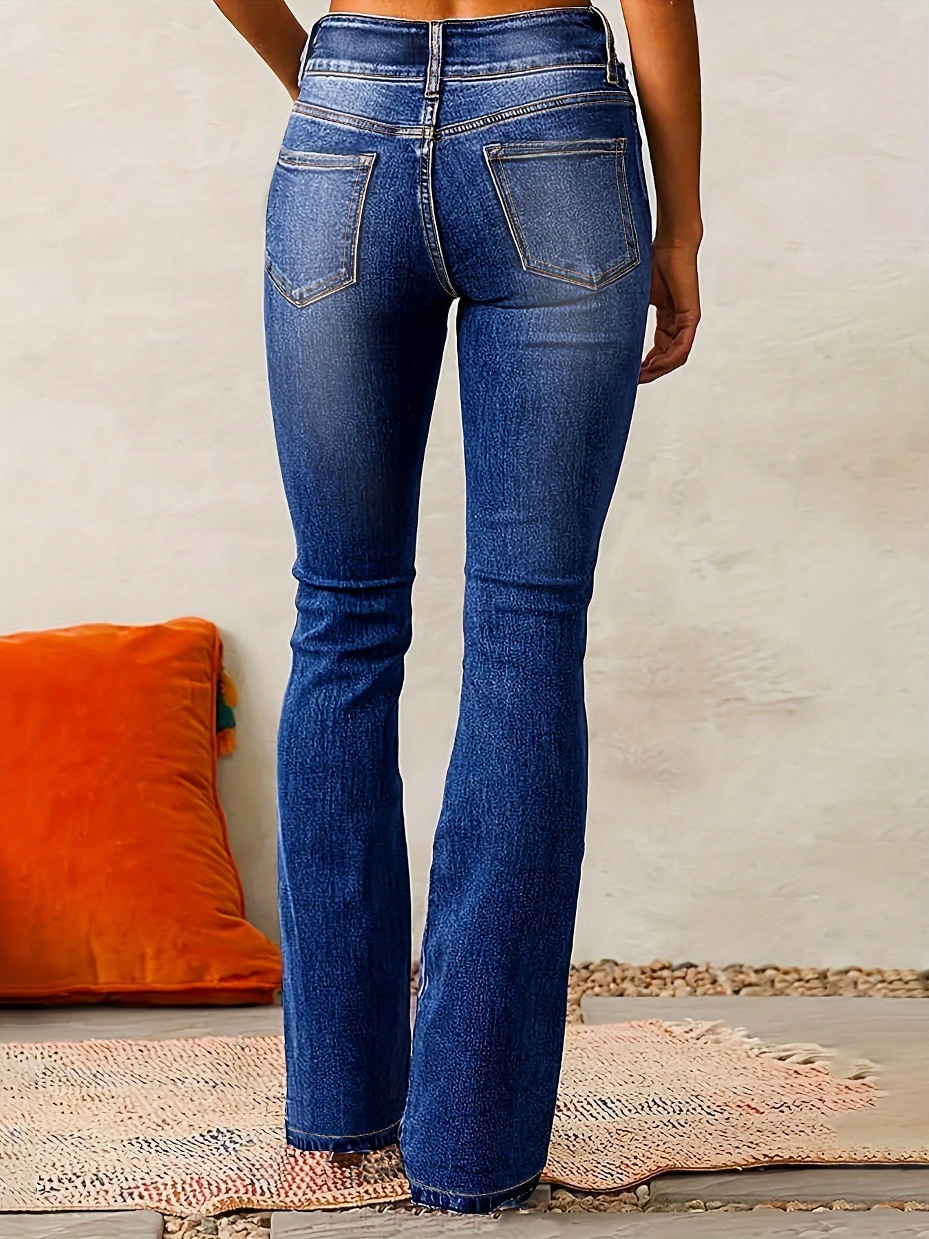 Bernadette | High-Waisted Flared Stretch Jeans