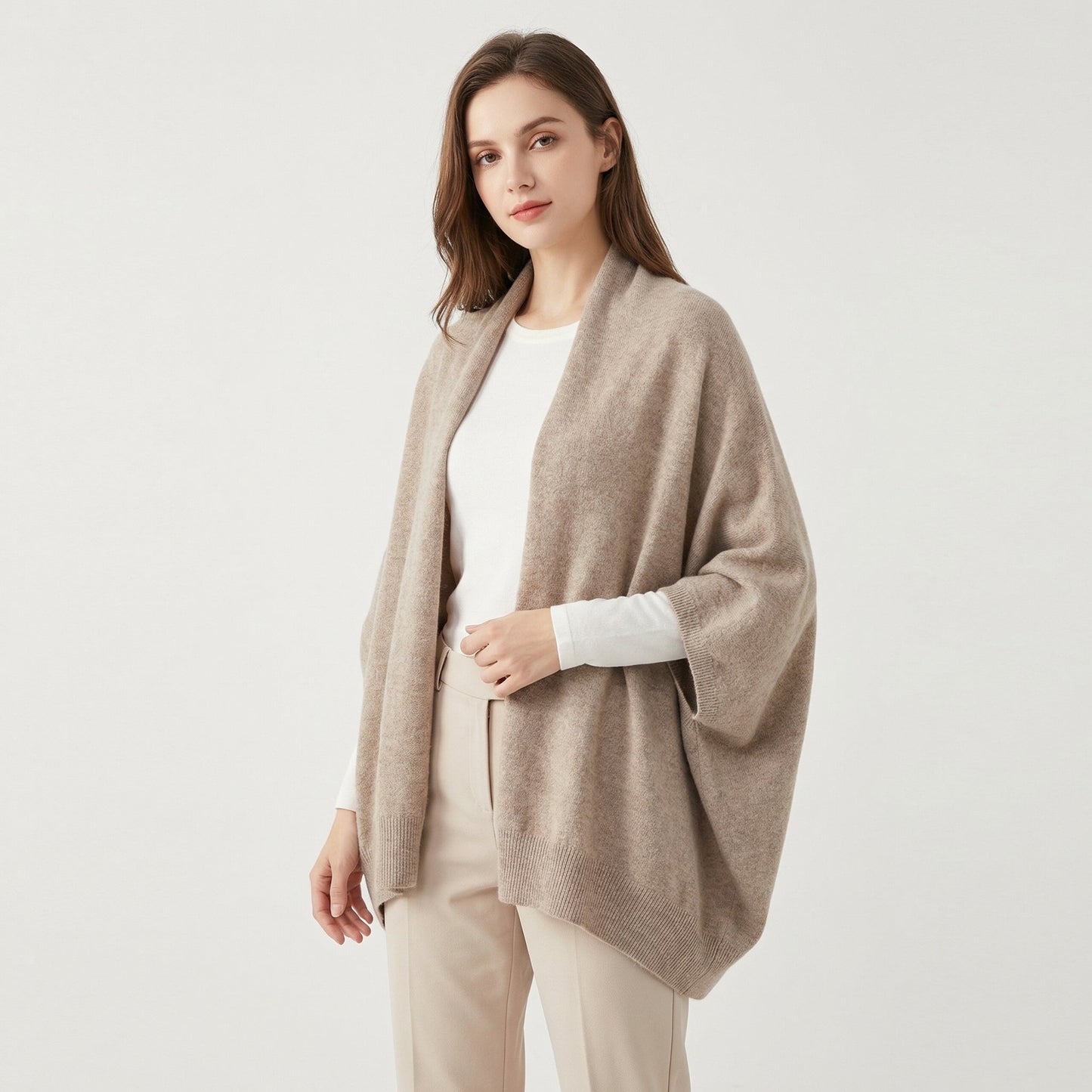Luneva | Cashmere Shawl Knit Cardigan