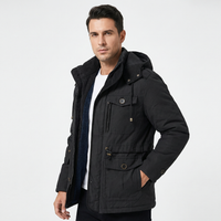 Ravik | Fleece-Lined Hooded Utility Jacket