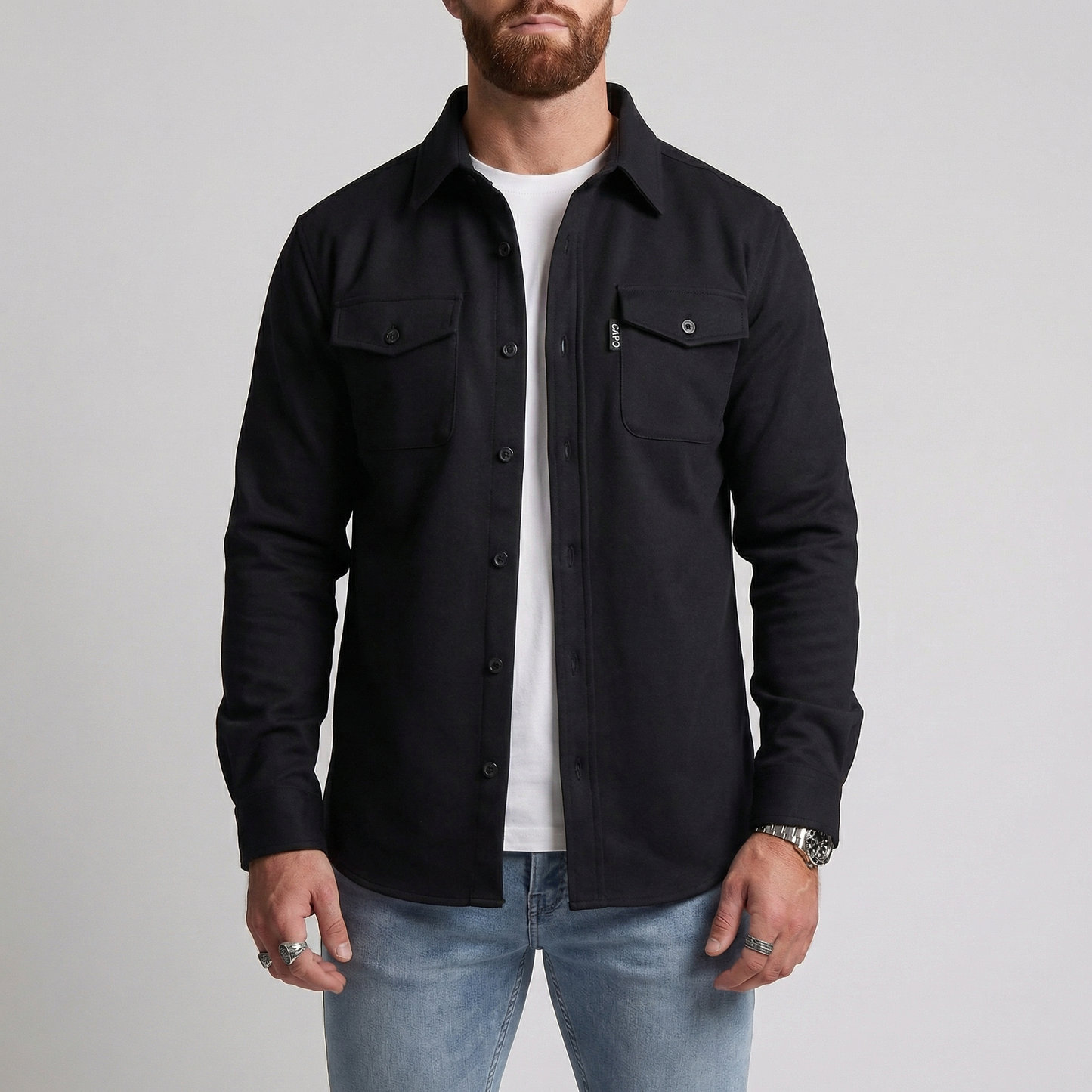 Taylor | Heavyweight Button Up Utility Overshirt