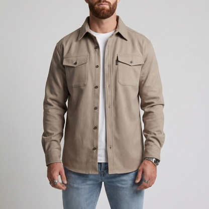 Taylor | Heavyweight Button Up Utility Overshirt
