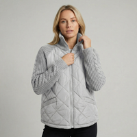 Rosalie | Quilted Stand Collar Jacket