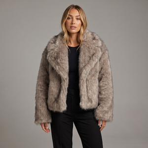 Velmira | Faux Fur Coat Soft Elegant Fit