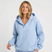 Narelle | Soft Cotton Relaxed Fleece Hoodie