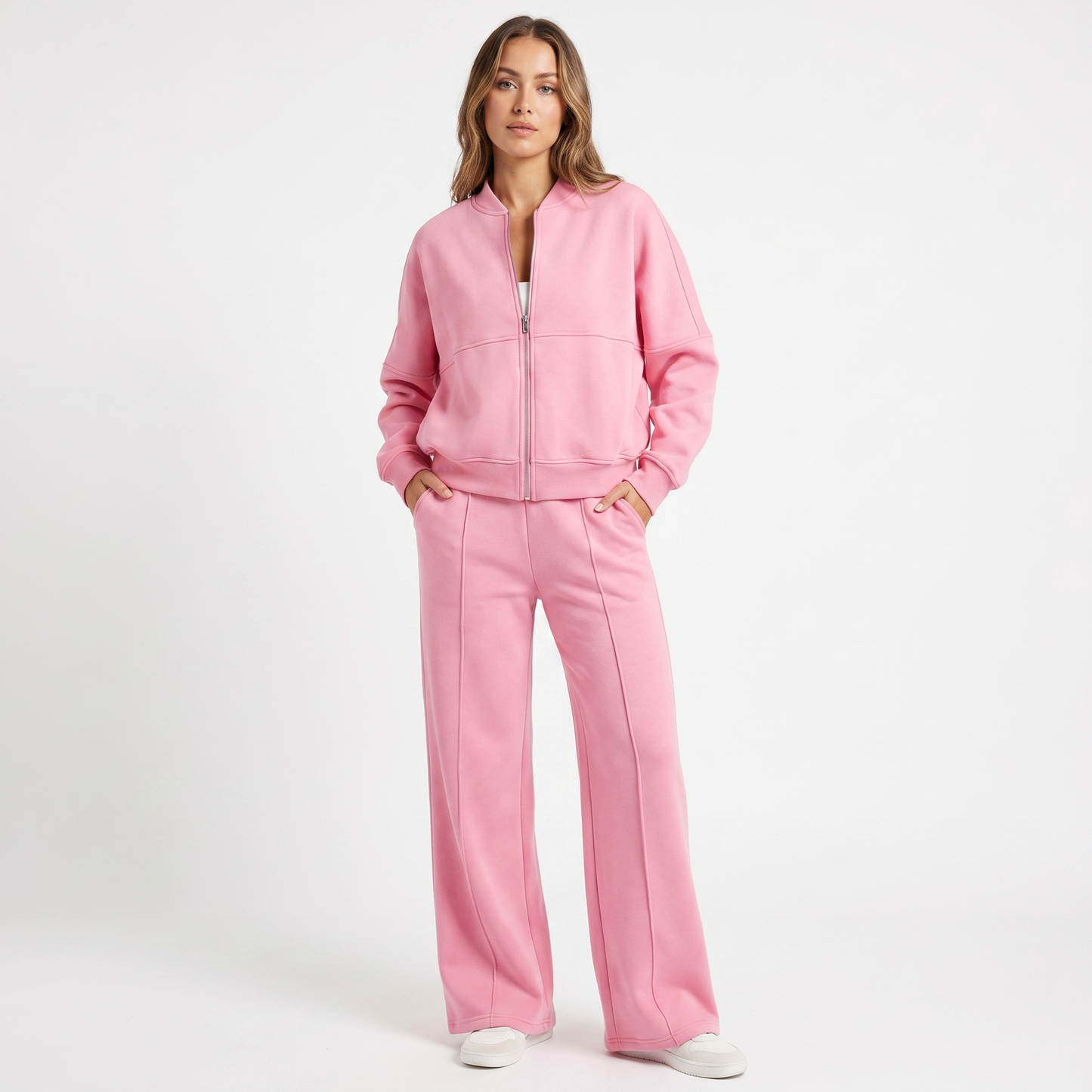 Mariah | Two Piece Jacket & Wide Leg Pants Set
