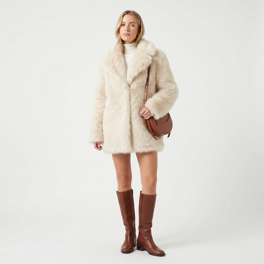 Sabrina | Oversized Faux Fur Coat