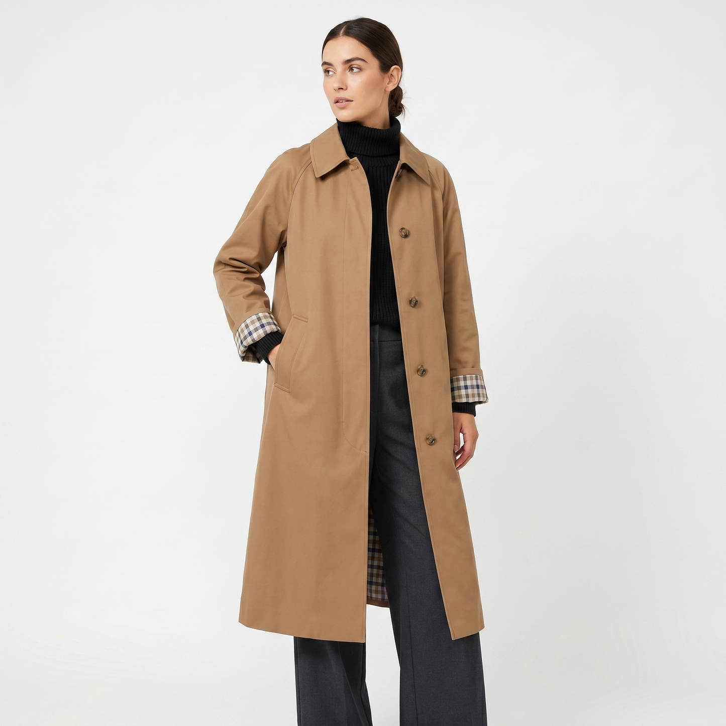 Camille | Single Breasted Trench Coat
