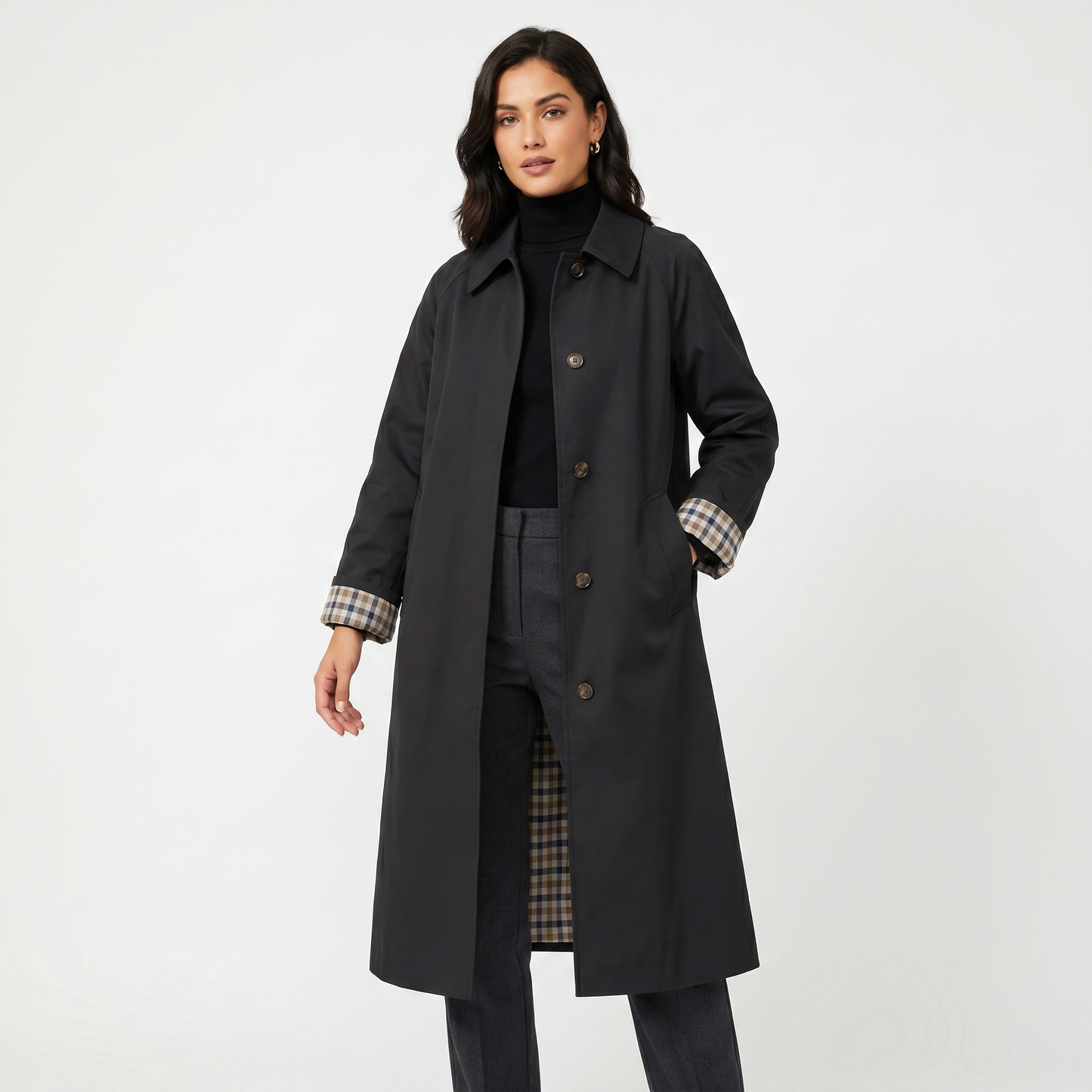 Camille | Single Breasted Trench Coat