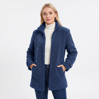Claire | Mid Length Sherpa Teddy Coat