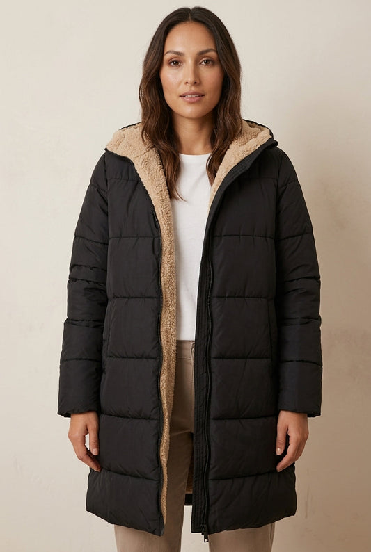Isaure | Reversible Sherpa Longline Coat